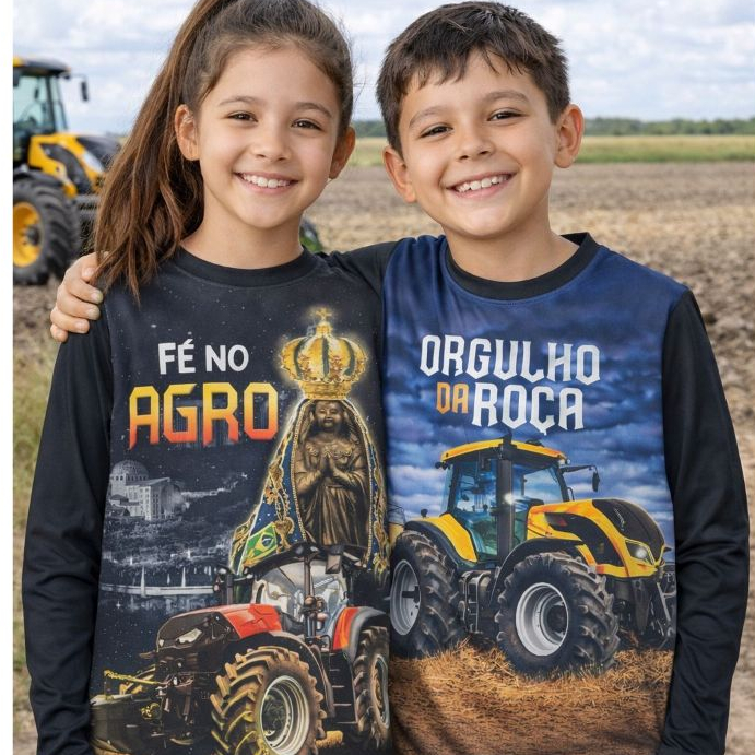 Camisa Térmica Infantil Proteção Solar UV50+ Ag