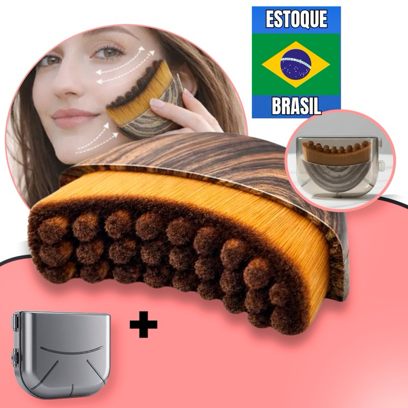 Escova De Massagem De Drenagem Linfática Ergonôm