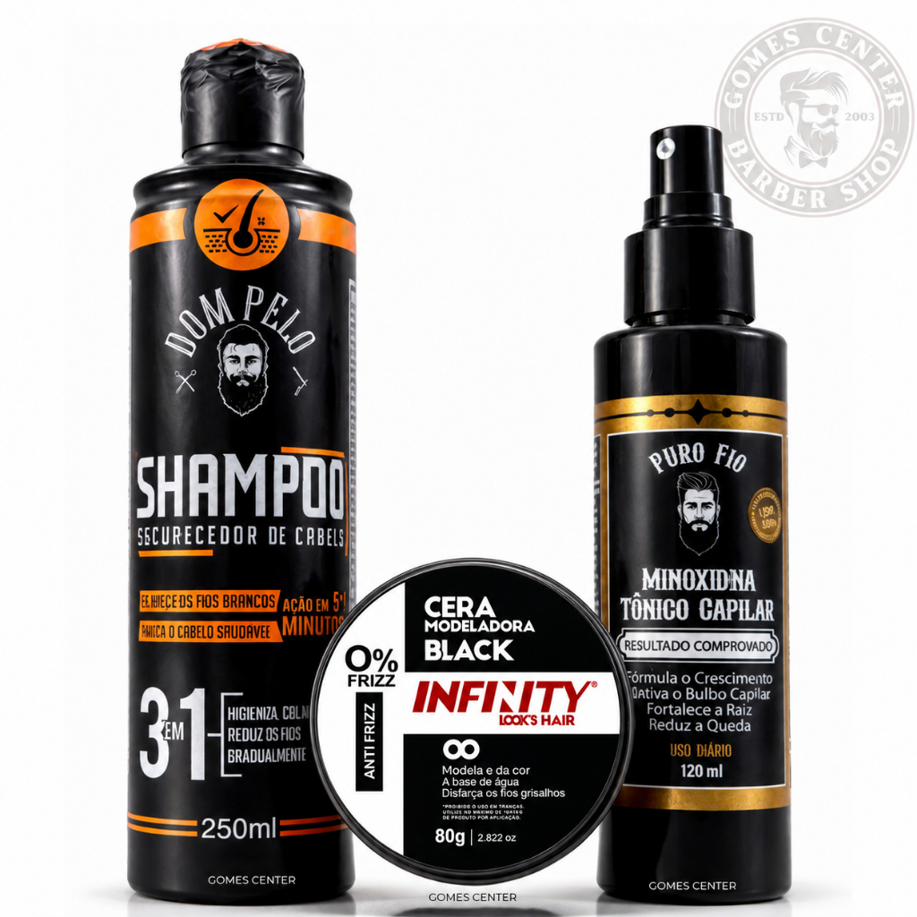 Kit Rejuvenescedor Capilar Shampoo Escurecedor + T