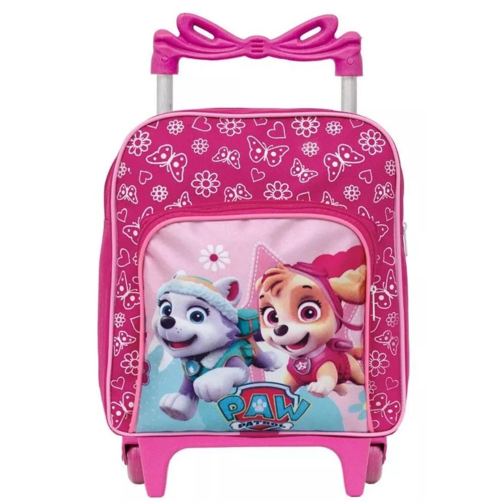 Mochila Infantil de Rodinhas pequena  Patrulha Can