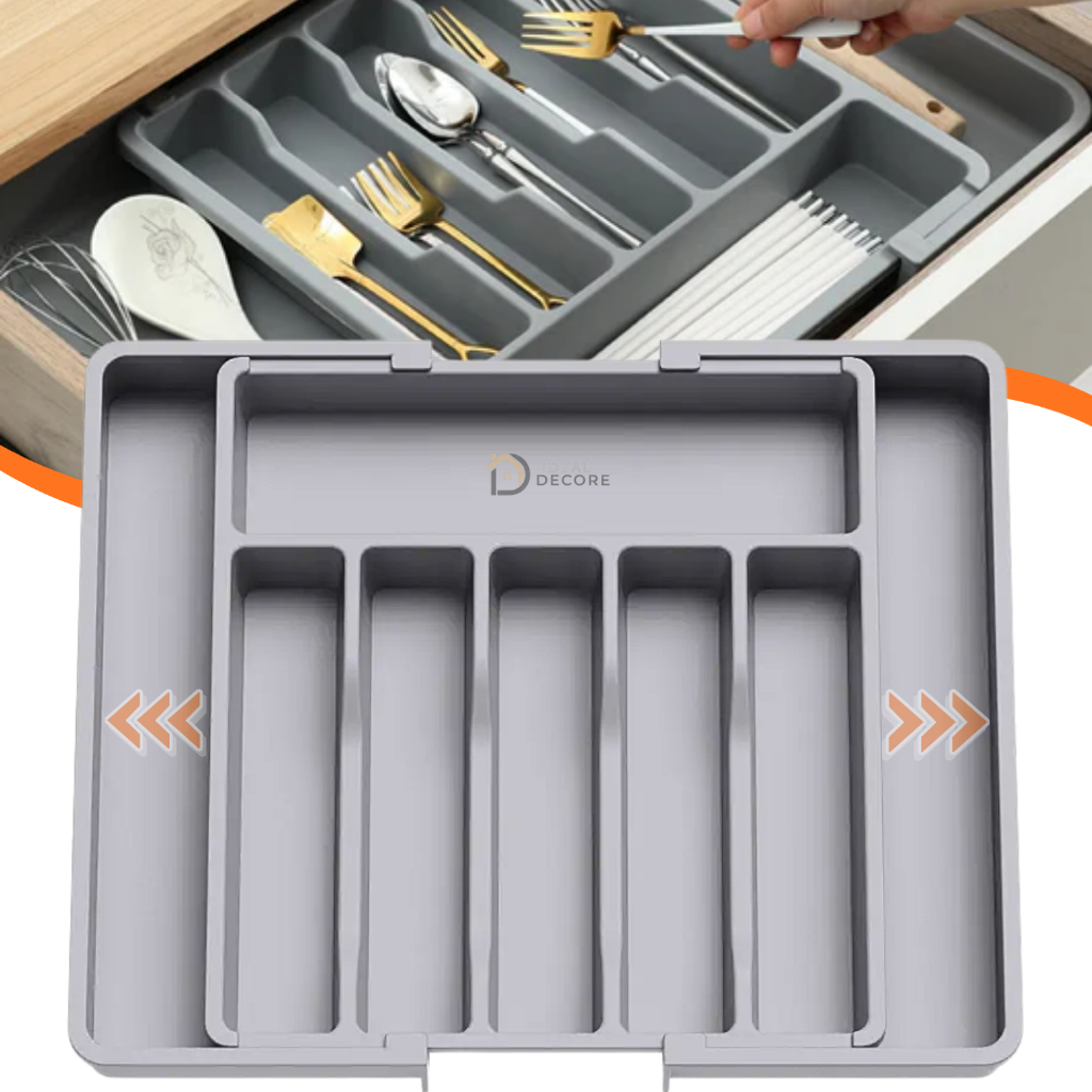 Organizador de Gaveta Porta Talheres Extensível S