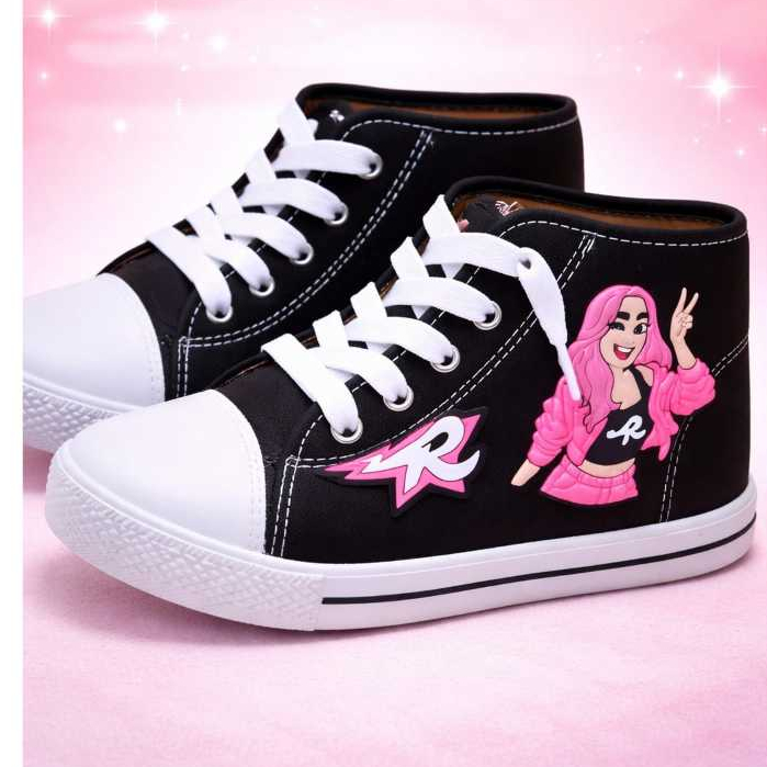 TENIS CANO ALTO DOS ROSAS ELEMENTOS EMILY VIK+VOID