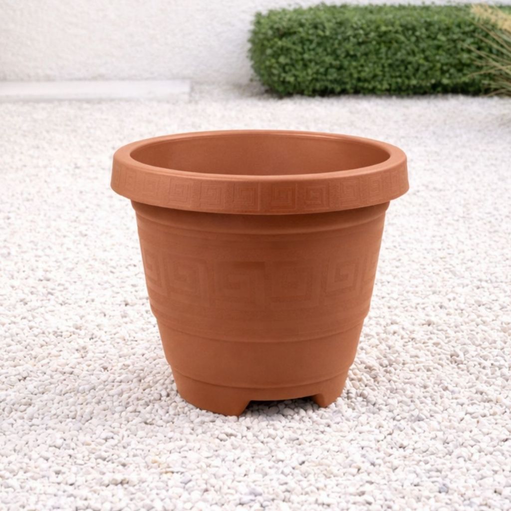 Kit 6 Vasos Redondo EG 26L Preto Terracota Café A