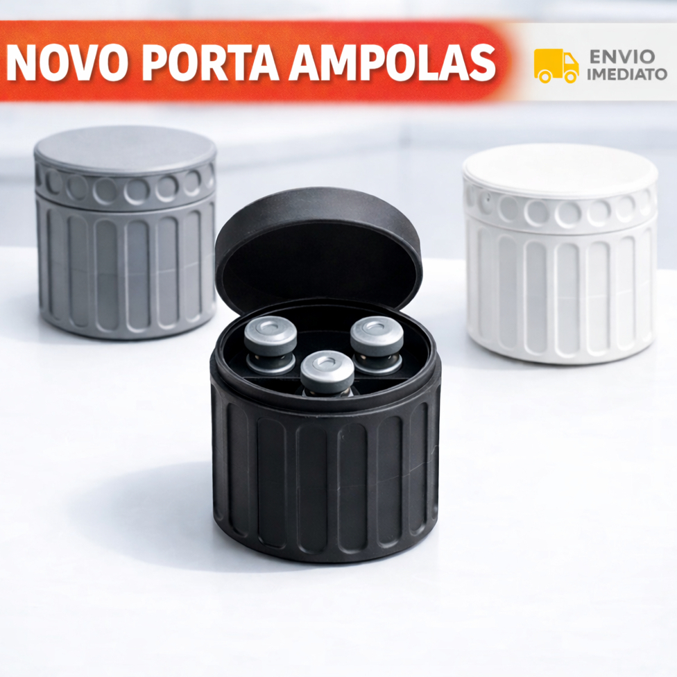 Porta Ampolas 3 ML Reforçado – Pote Organiz