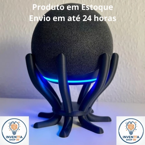 Suporte base para Alexa Echo Dot Geração 4 e 5 &