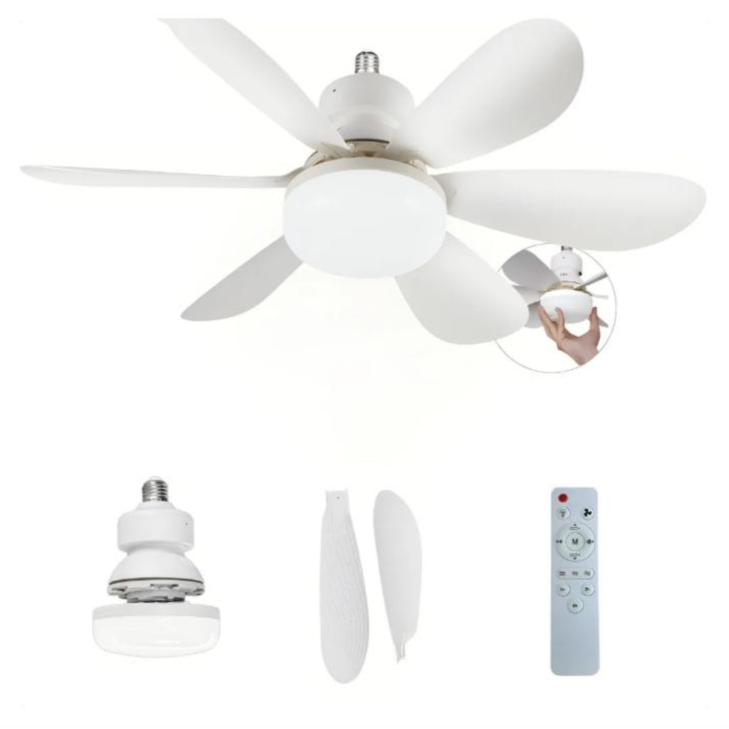 Ventilador 80w De Teto 6 PAS Wind Light Silent Pon