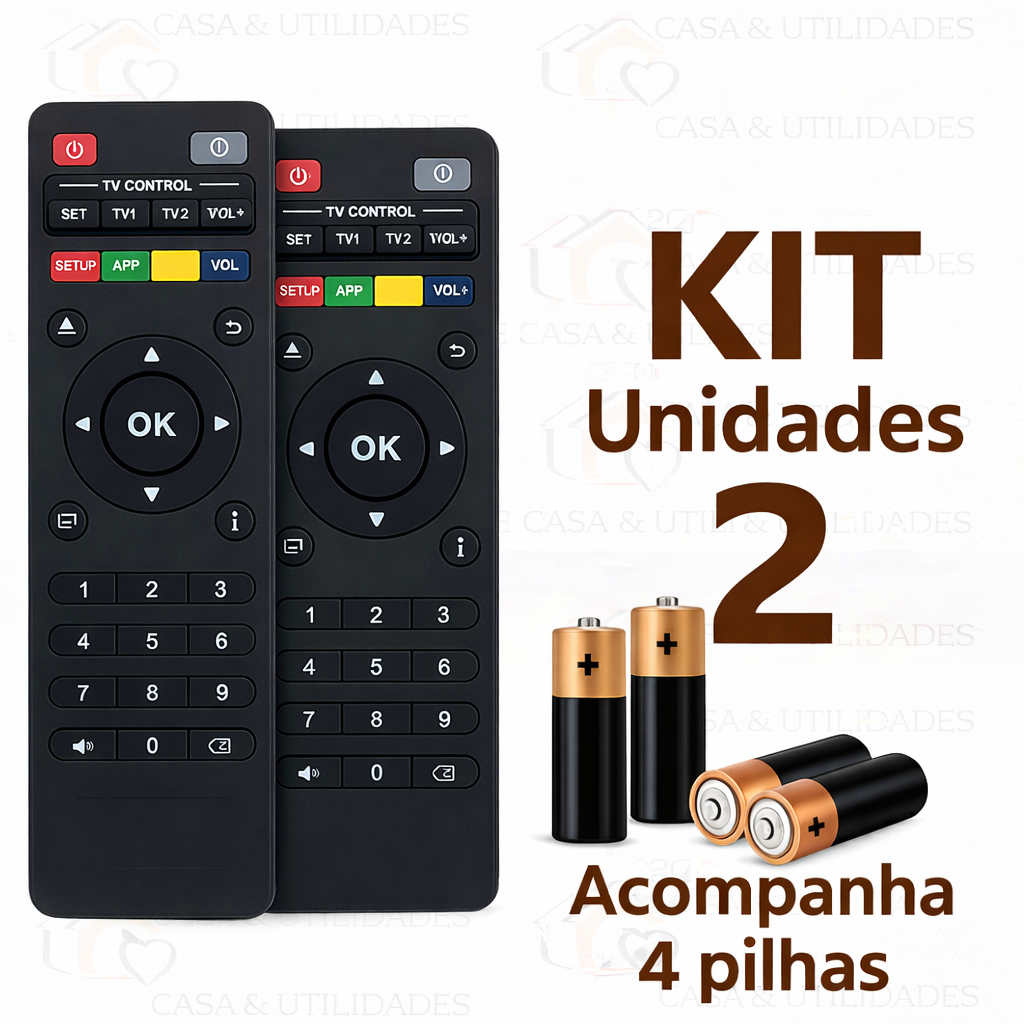 Controles Remotos Para TV B ox Inteligente Complet