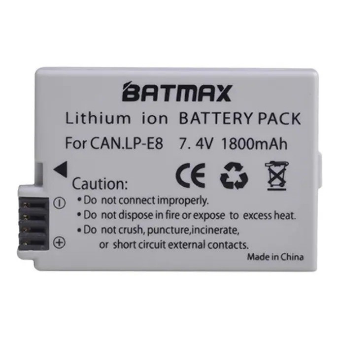Bateria Batmax Lp-e8 Canon T2i T3i T4i T5i 1800mah