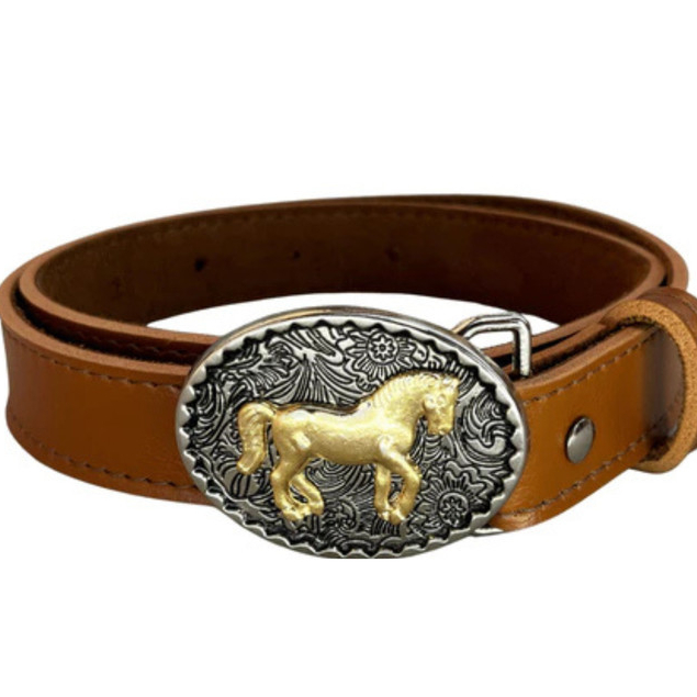Cinto Country Infantil Unissex café preto caramel