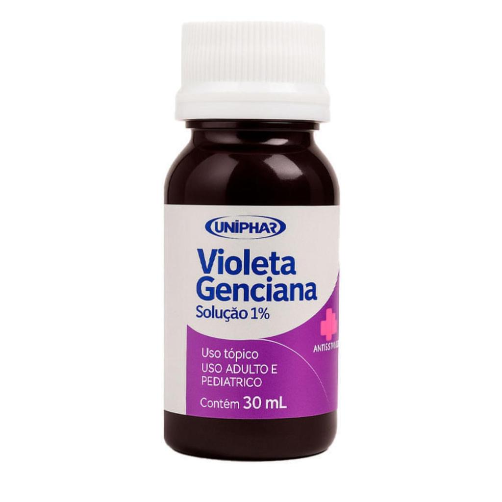 Violeta Genciana 1% 30ml Uniphar Solução Antiss�
