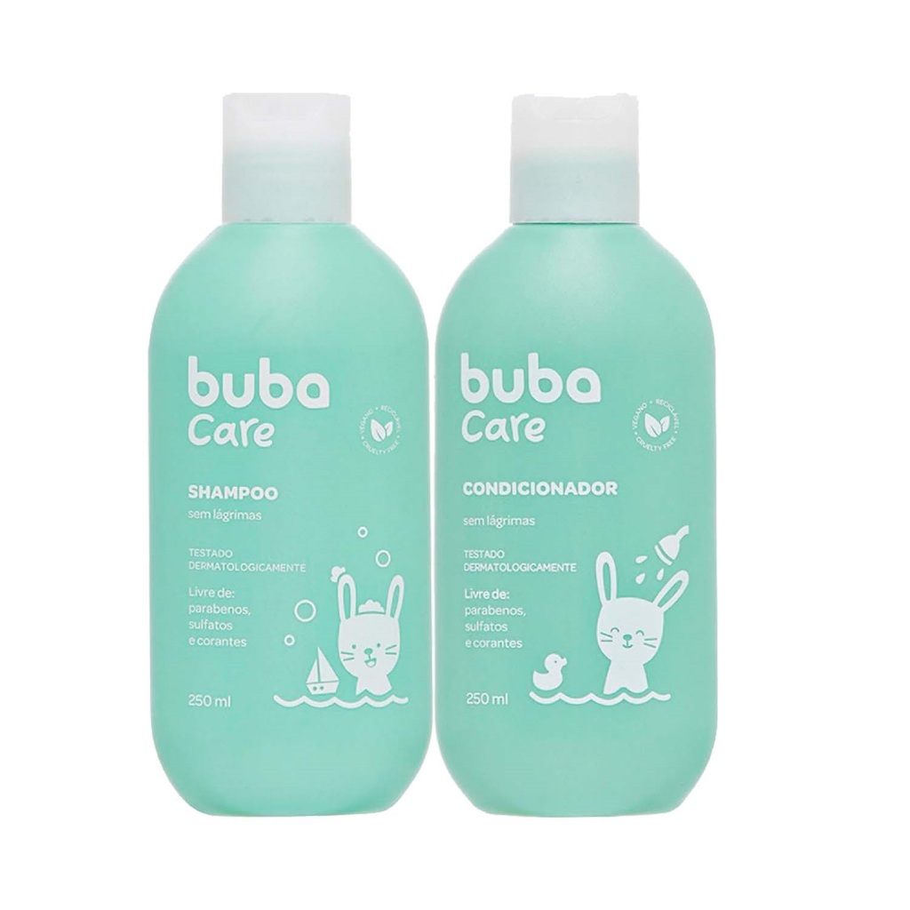 Kit Banho Bebê Infantil Shampoo Condicionador 250