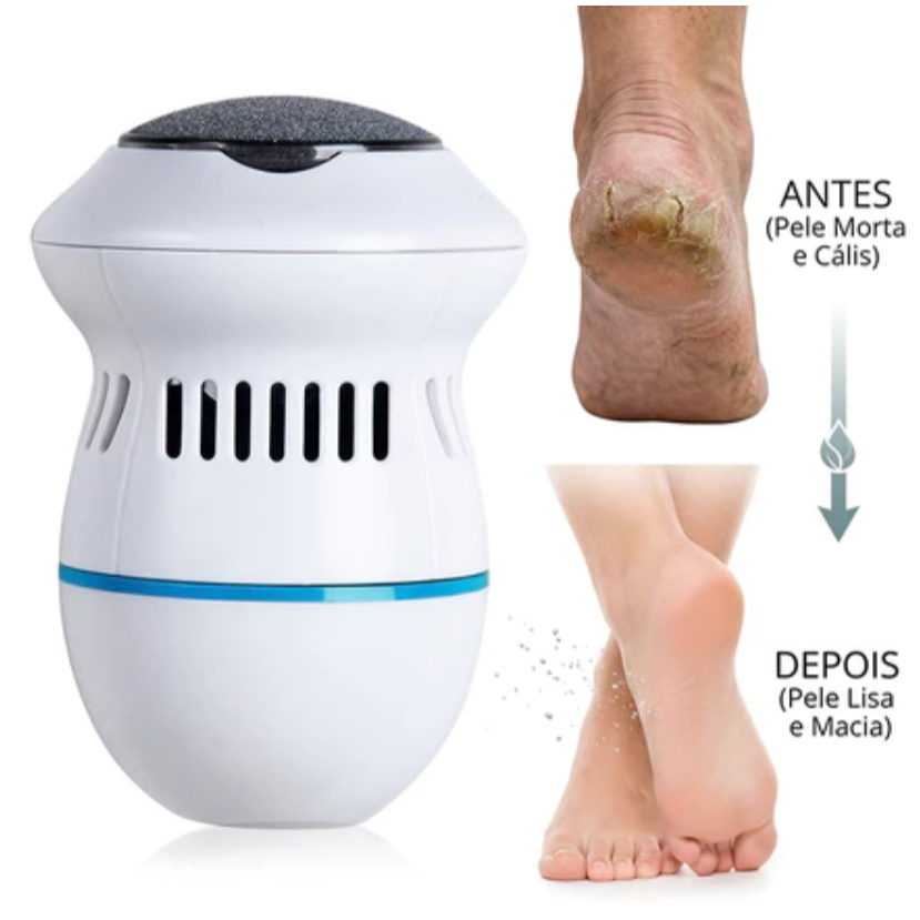 Esfoliador elétrico para os pés, removedor de ca