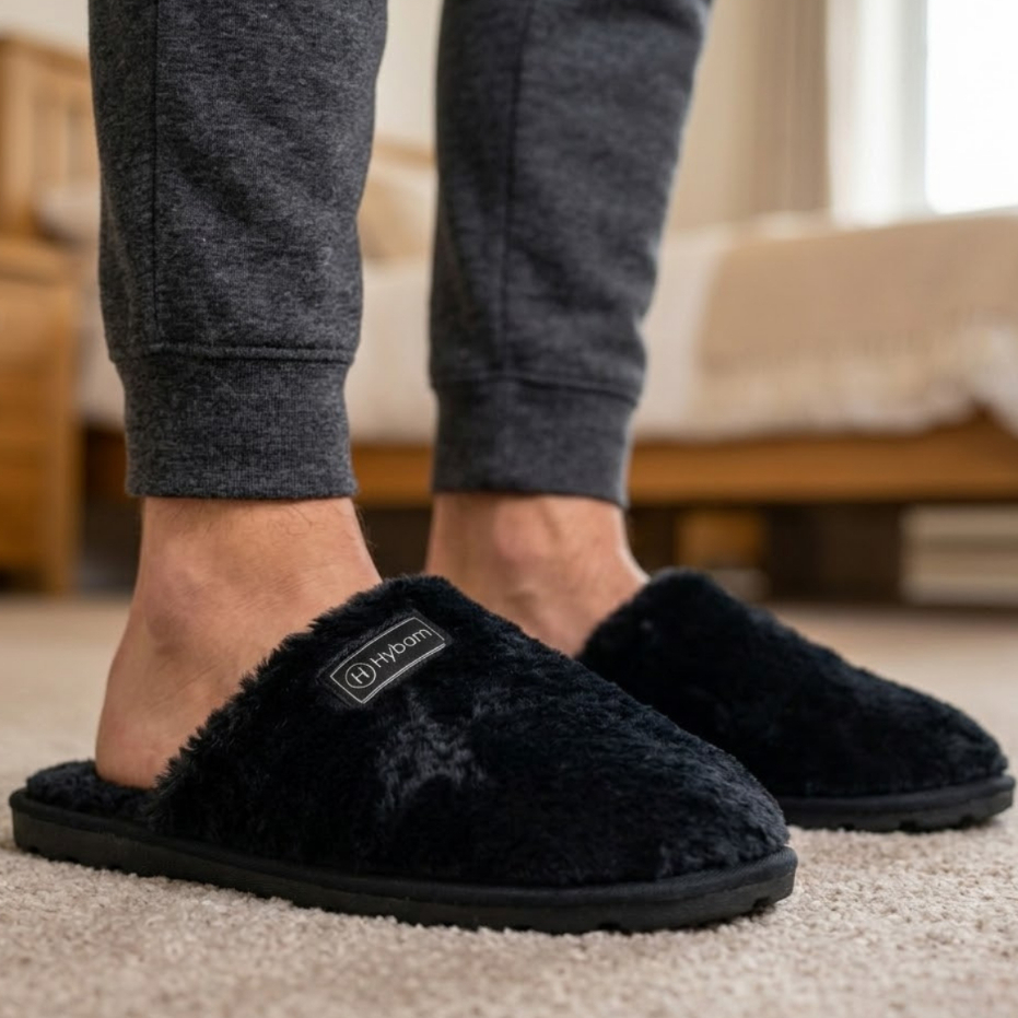 Pantufa Masculina Pelúcia Chinelo de Quarto Forra