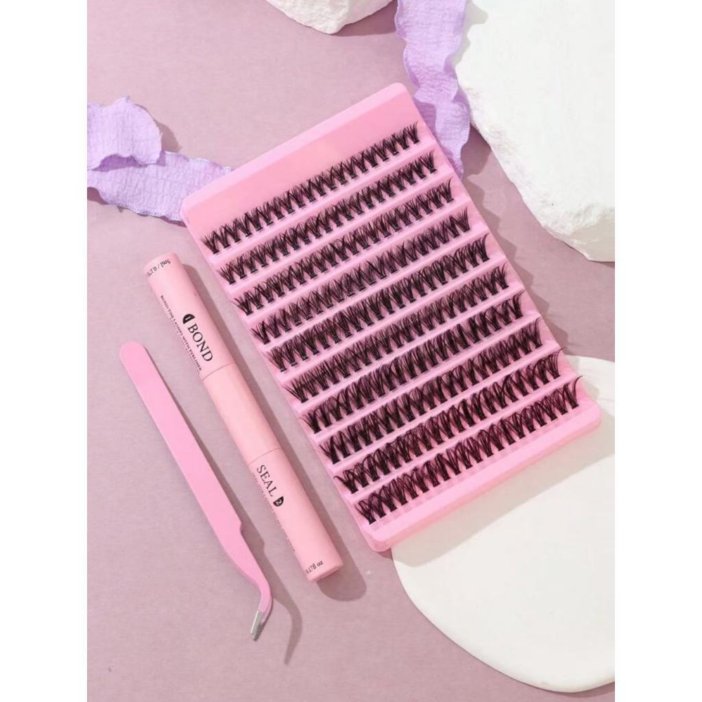 Kit de Extensão de Cílios 200 Feixes 20D/30D/40D