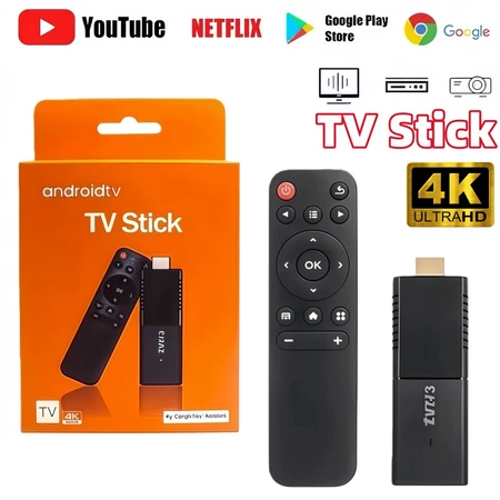 Stick 4K Ultra HD Sistema Android- , Controle por 