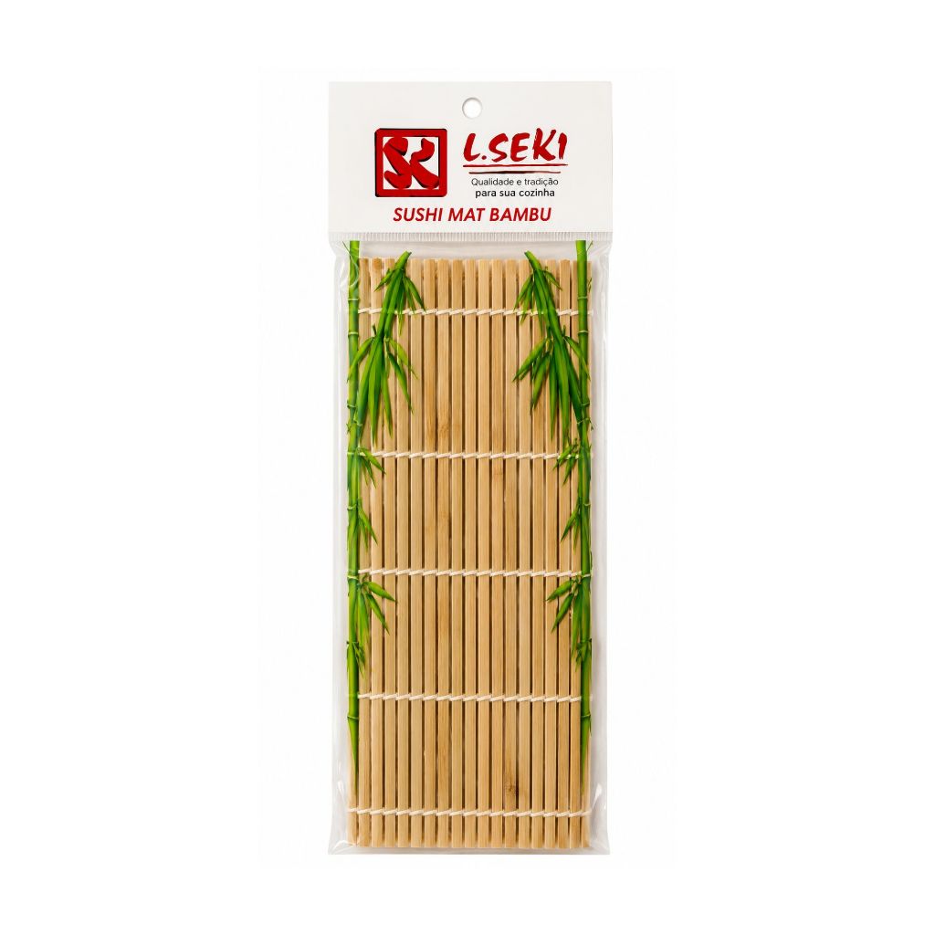 Esteira de Bambu para Sushi 24x24cm