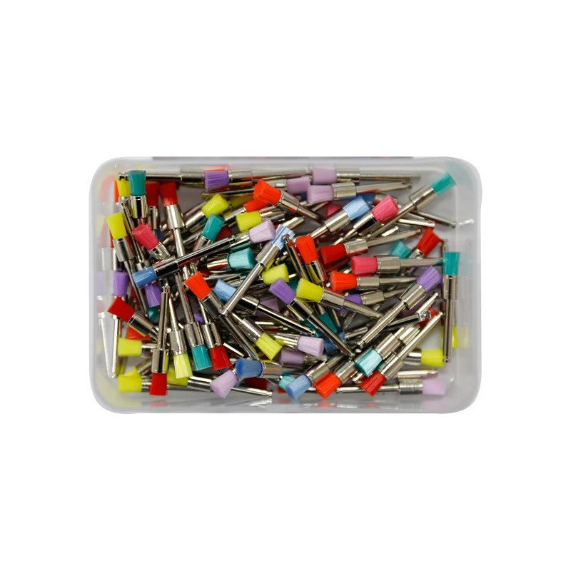 100 Pcs Escovas Robinson para Profilaxia e Polimen