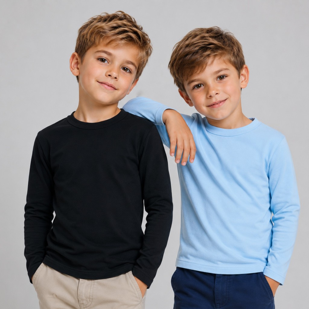 1 ou 2 Blusa Térmica Infantil Menino Segunda Pele