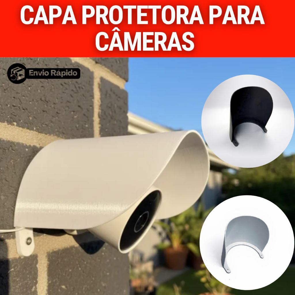 Capa Protetora Câmera Segurança Shield Dome Prot