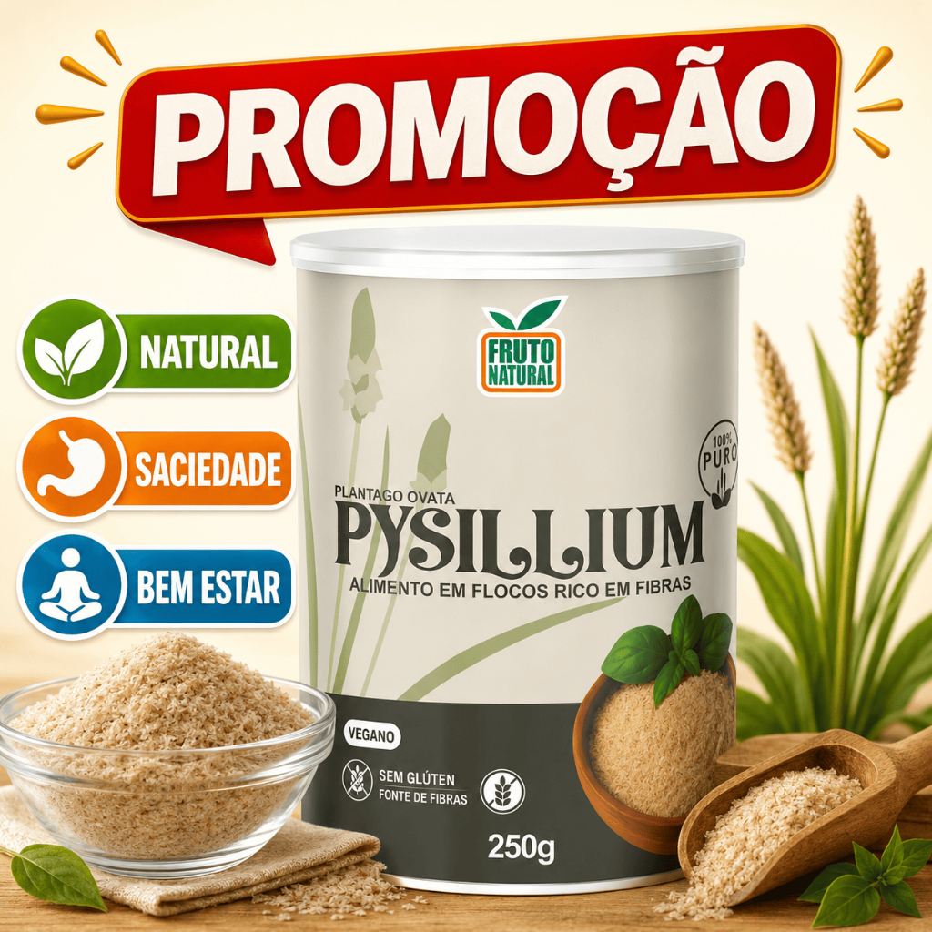 Psyllium 100% Puro 250g Fibras Suplemento Alimenta