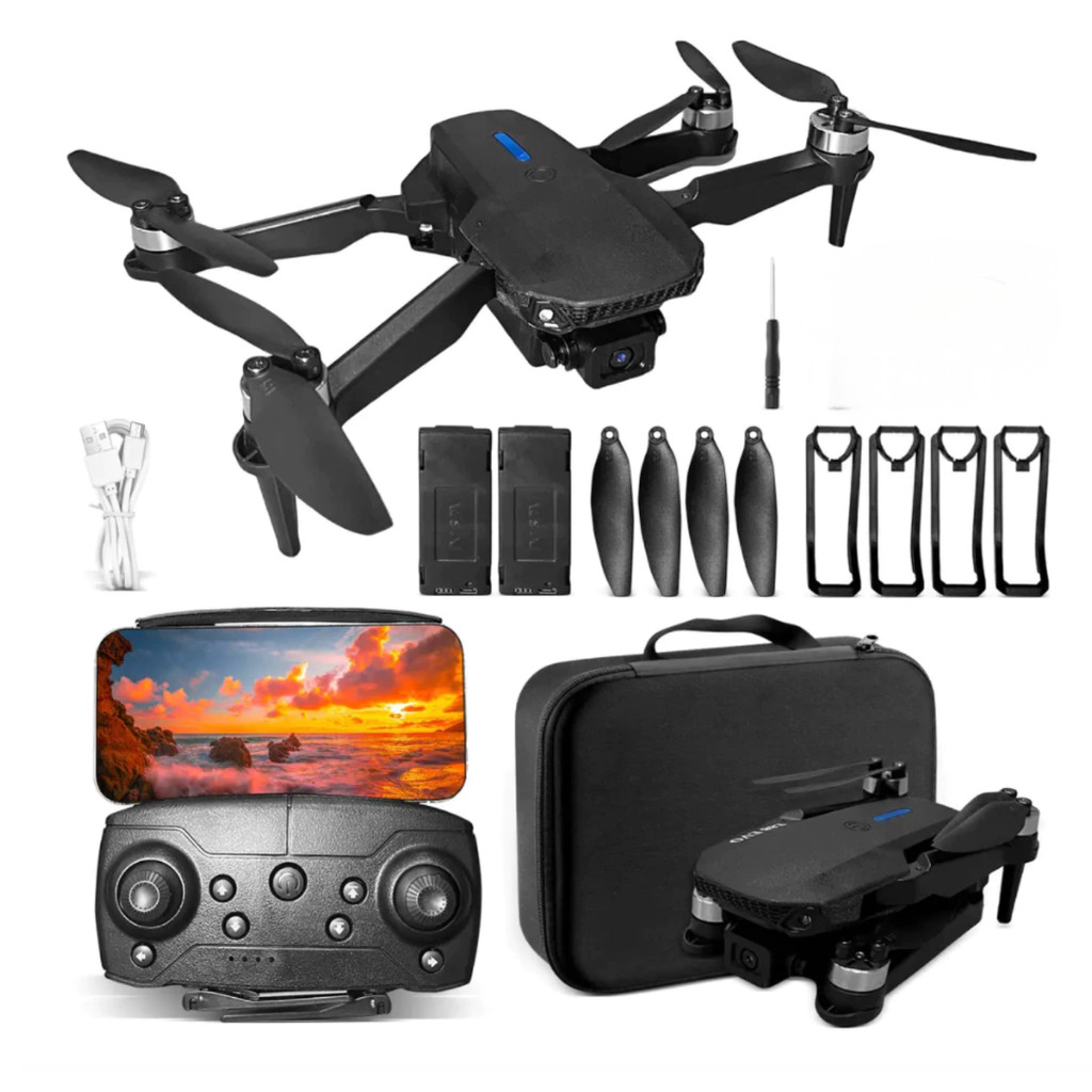 E88 PRO MAX Com Câmera Dupla Wifi Com Case 2 Bate