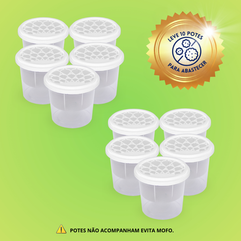 Pote para Anti Mofo Plinmax – 10 Unidades