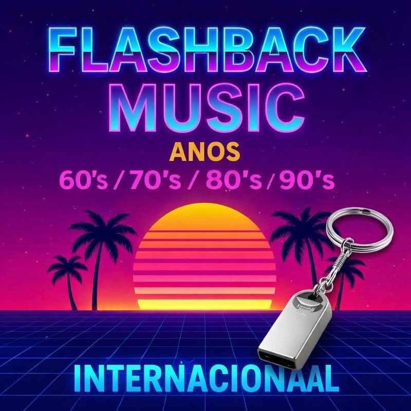 Flashback Anos 60 70 80 90 USB Portátil Plug and 