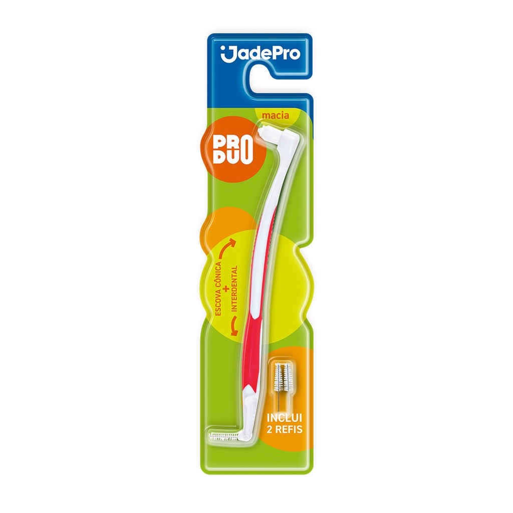 Escova Interdental Duo Pro Inclui 2 Refil Jadefrog
