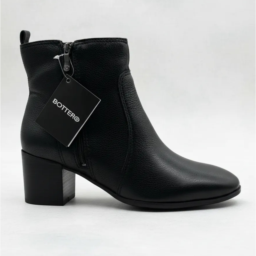 Bota Feminina Cano Curto Casual Couro Legítimo Bo