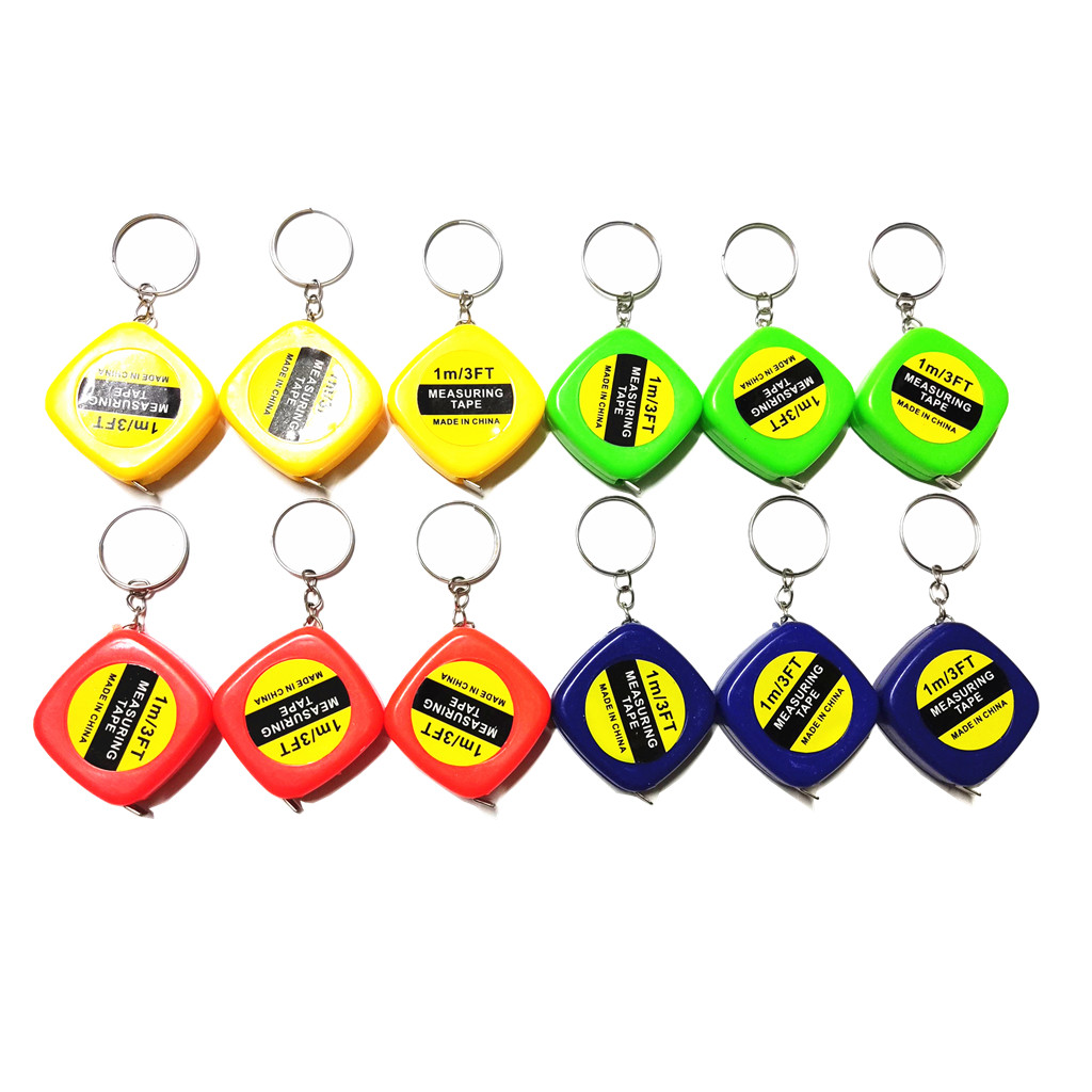 Kit com 10 20 30 40 chaveiro 1 metro mini trena e