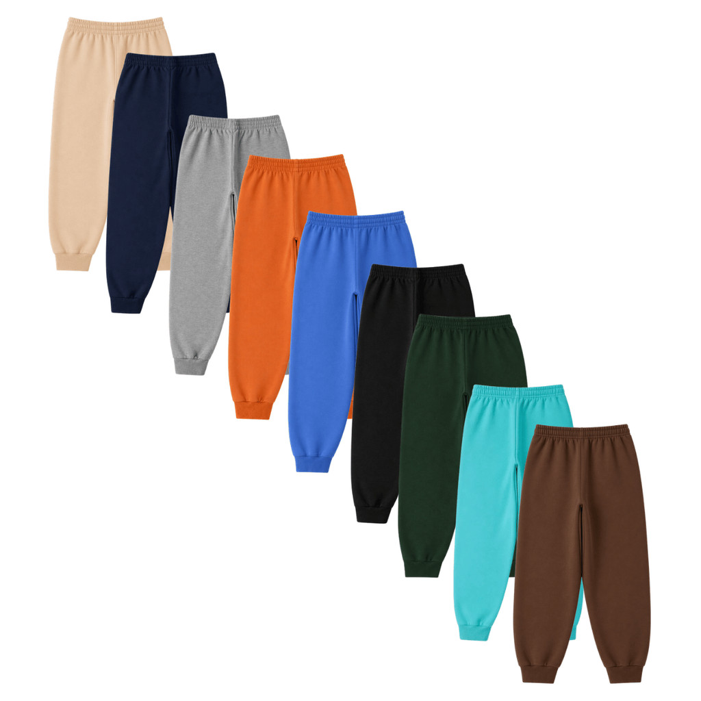 Kit 5 Calças Infantil Inverno Moletom Premium Sup