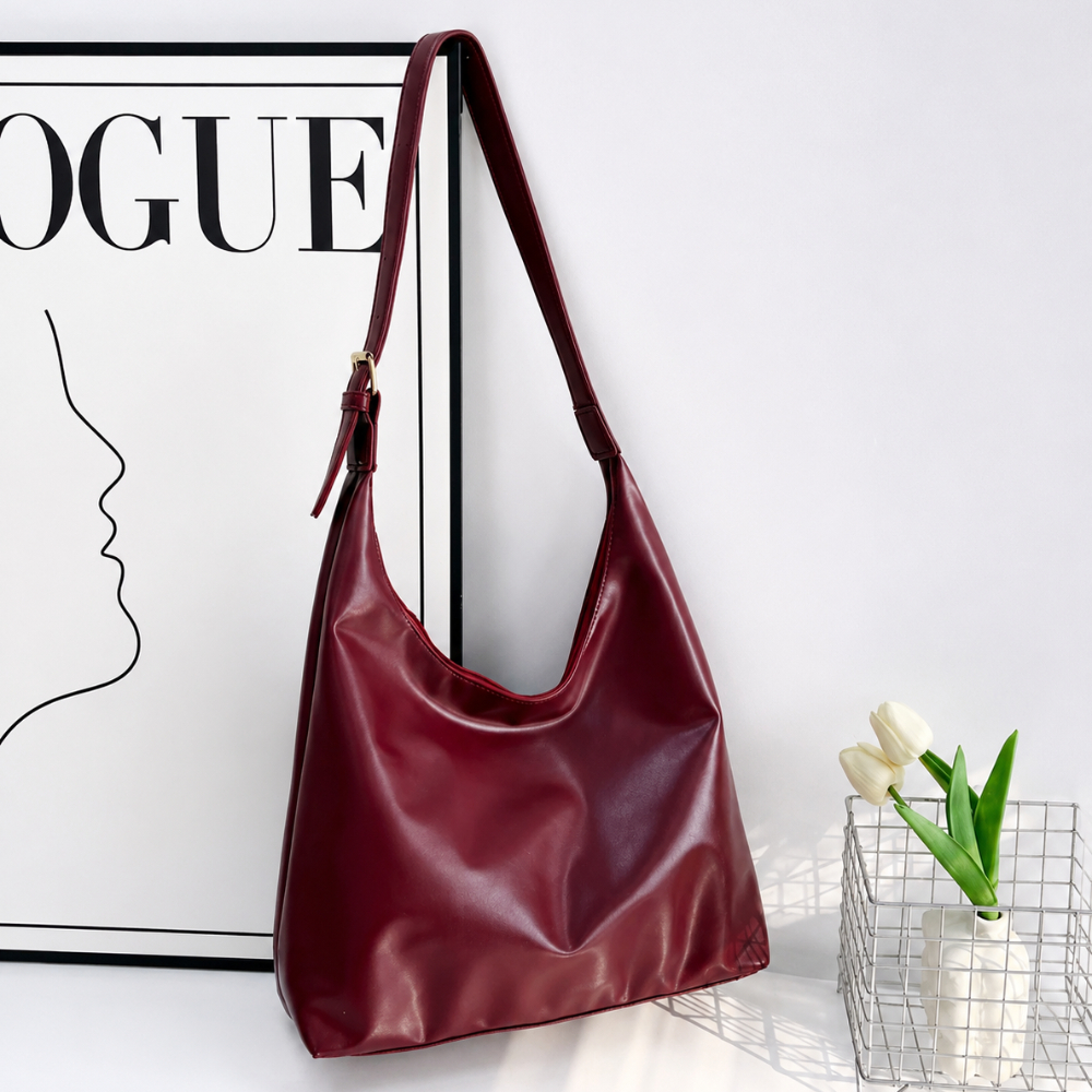 Bolsa Feminina Transversal E Ombro Luxo Couro Sint