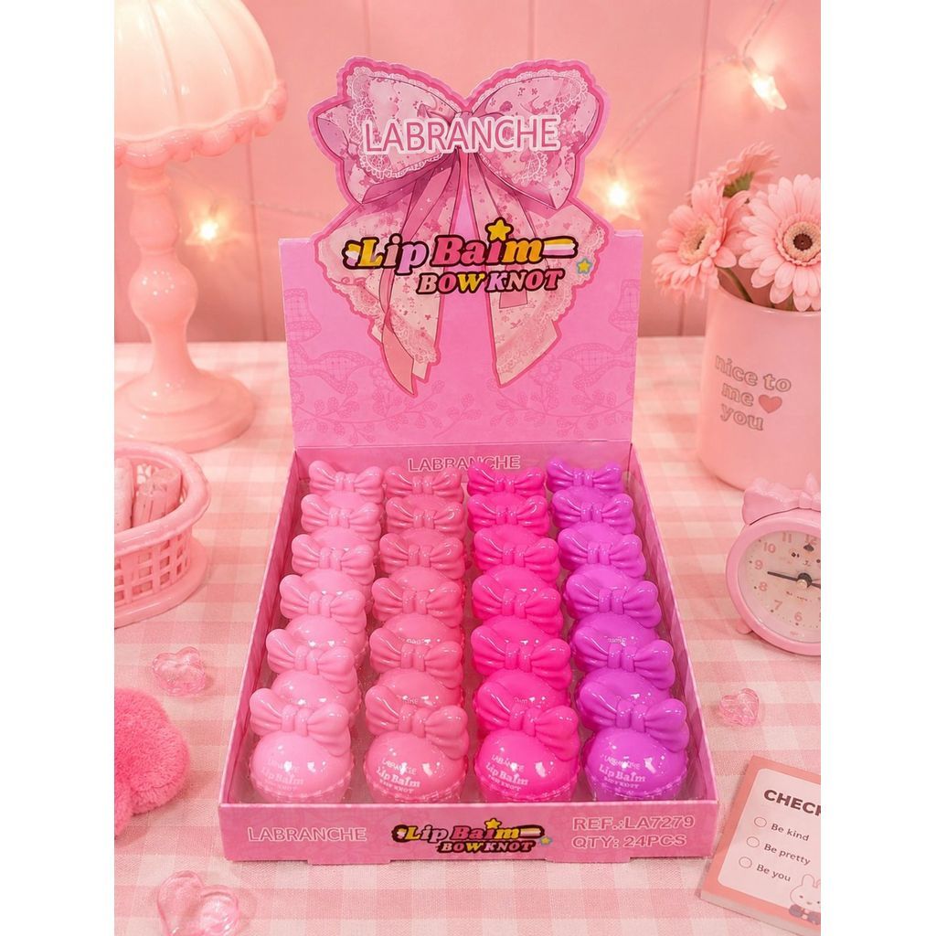 Box Modelos Variados 24 Unidades Lip Balm Muda de 