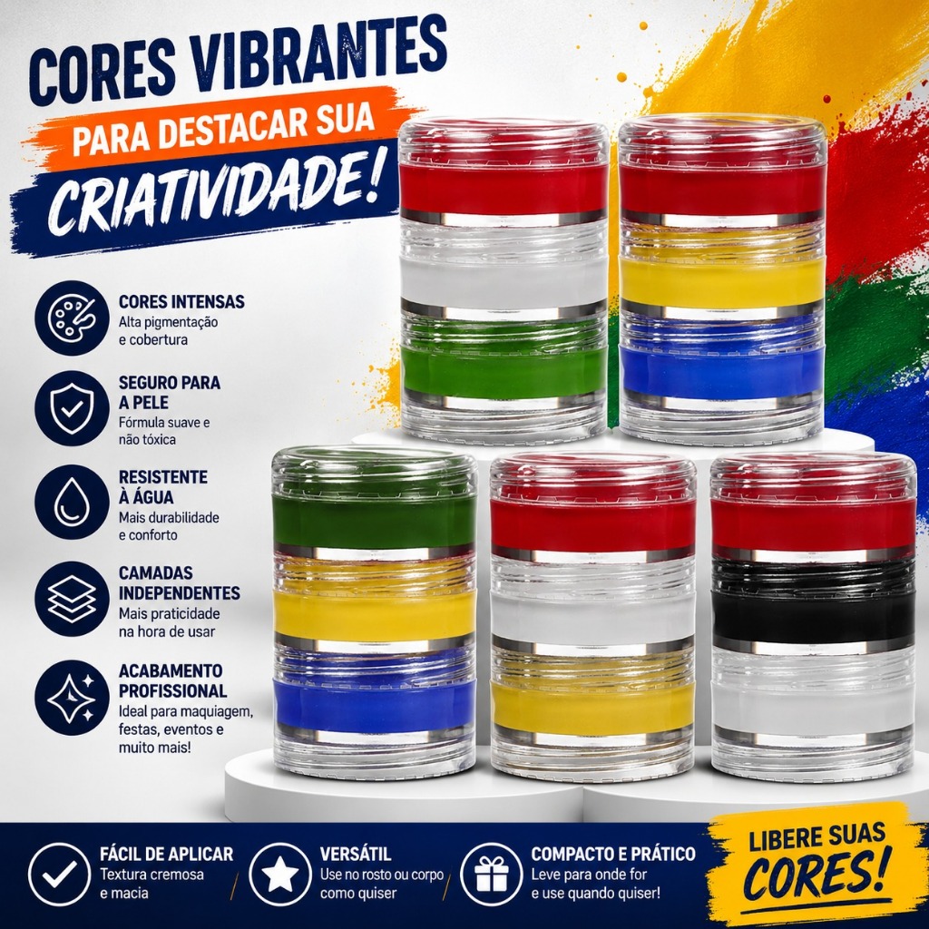 Tinta Cremosa 3 Cores Torre Colormake