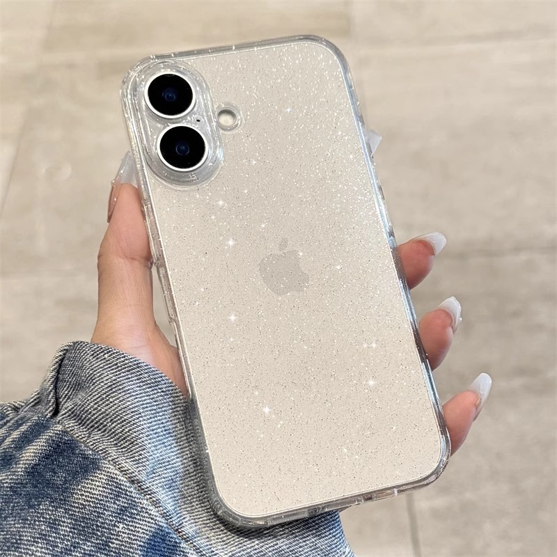 Capa TPU Glitter Brilho Clean Flexível Delicada p