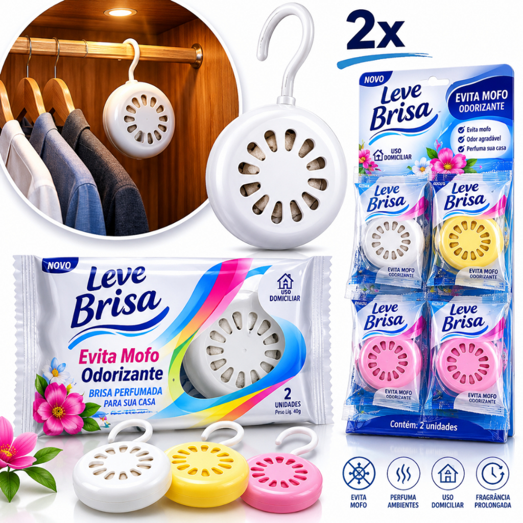 Kit Anti Mofo Evita Fungos Umidade Cheiro Guarda