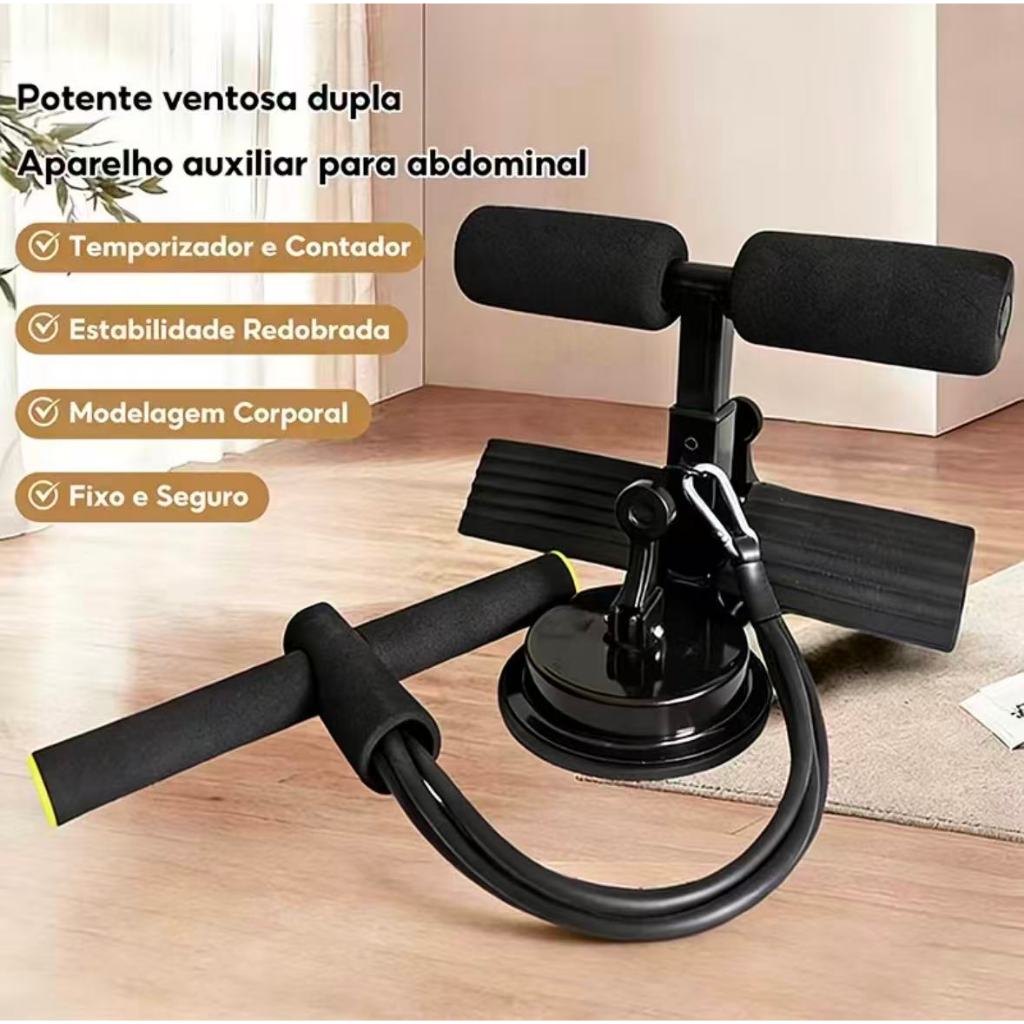 Barra de Apoio para Abdominal com Sucção Reforç