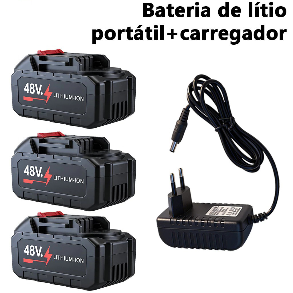 1 ou 2 ou 3 ou 4 Baterias 48V Alta Pressão c/ Car
