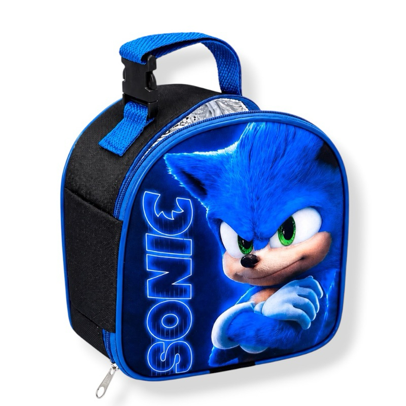Lancheira Termica Escolar Sonic Menino Infantil Ma