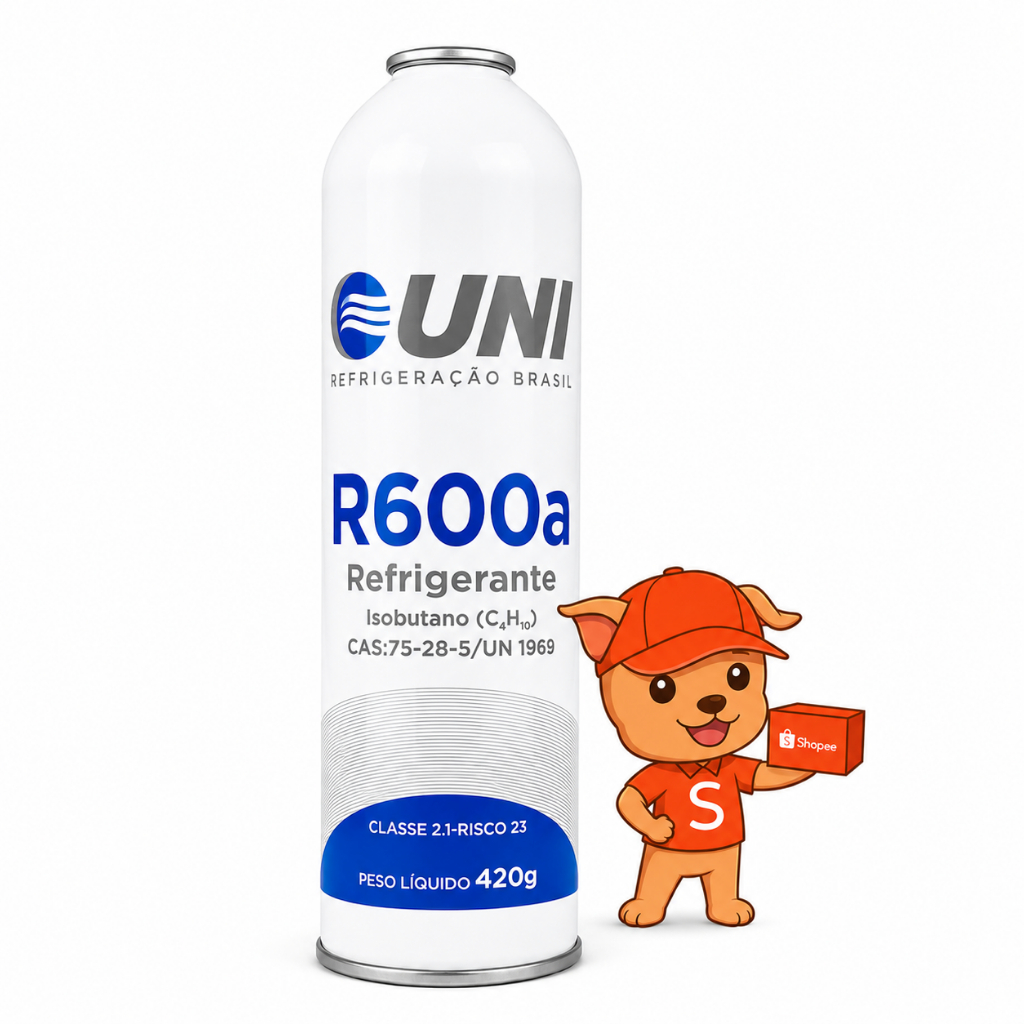 Fluido R600a 420g  Refrigerante Para Geladeira Fre