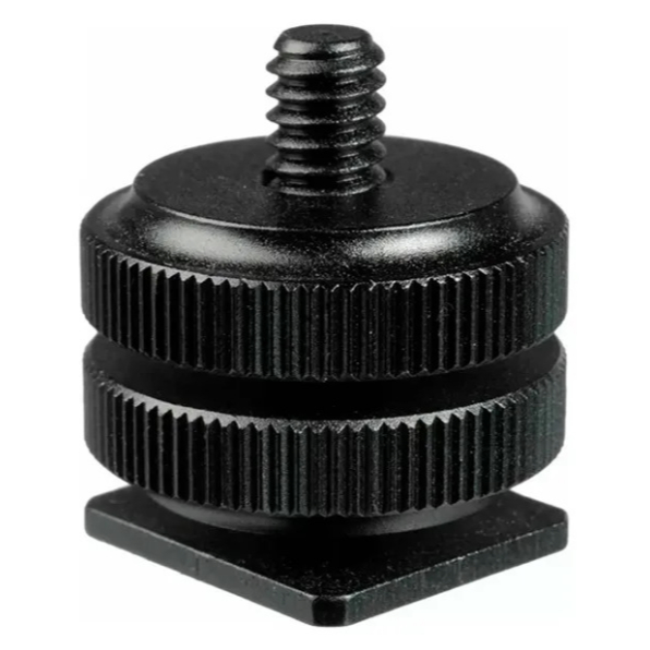 Adaptador Sapata Hotshoe ¼ Para Câmera E Ilumina