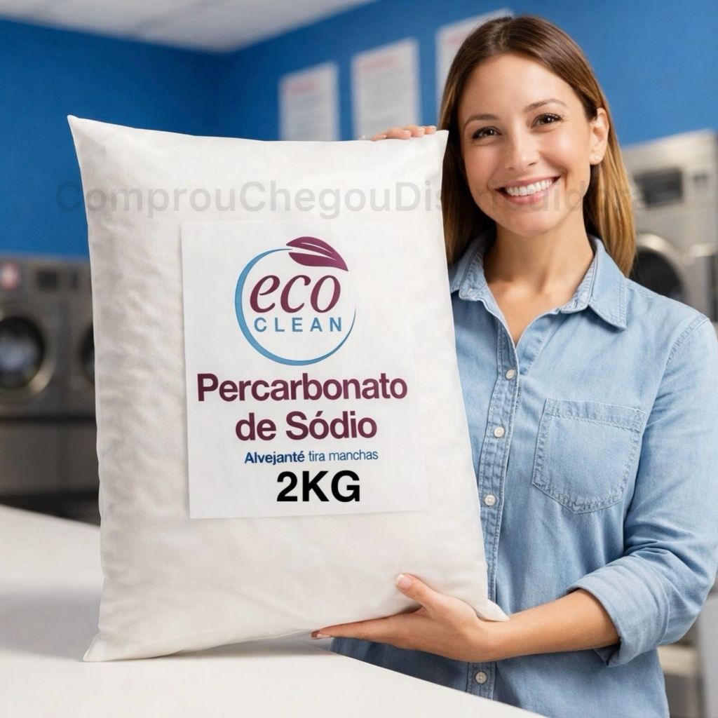 Percarbonato 100% Puro Eco Clean 2kg limpeza geral