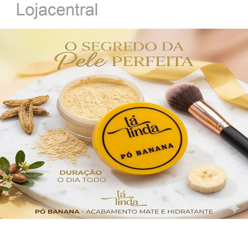 Pó banana-ta linda acabamento ultra fino a prova