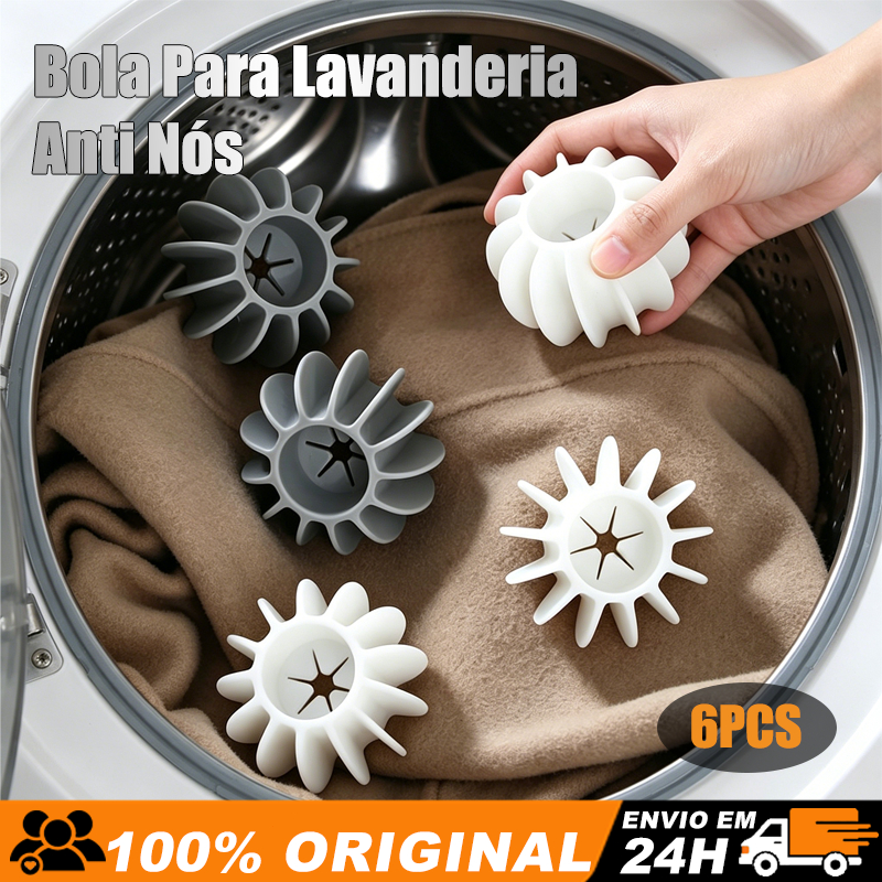 Removedor De Bolinhas E Pelos Bola Silicone Reutil