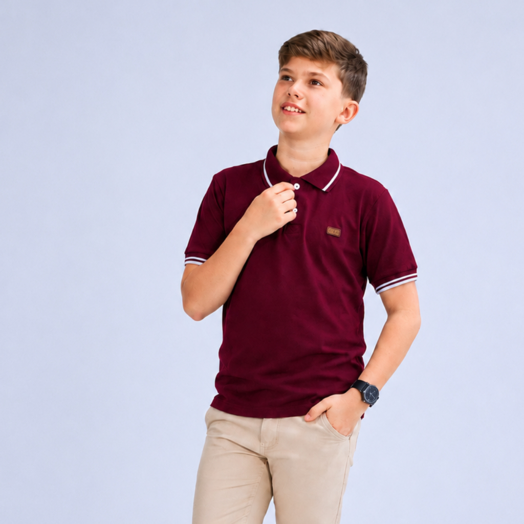 Camiseta Camisa Gola Polo infantil menino Juvenil 