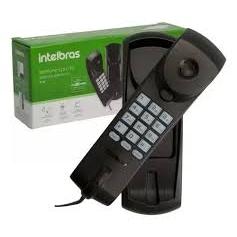 Telefone Interfone Gôndola Com Fio Tc 20 Preto In