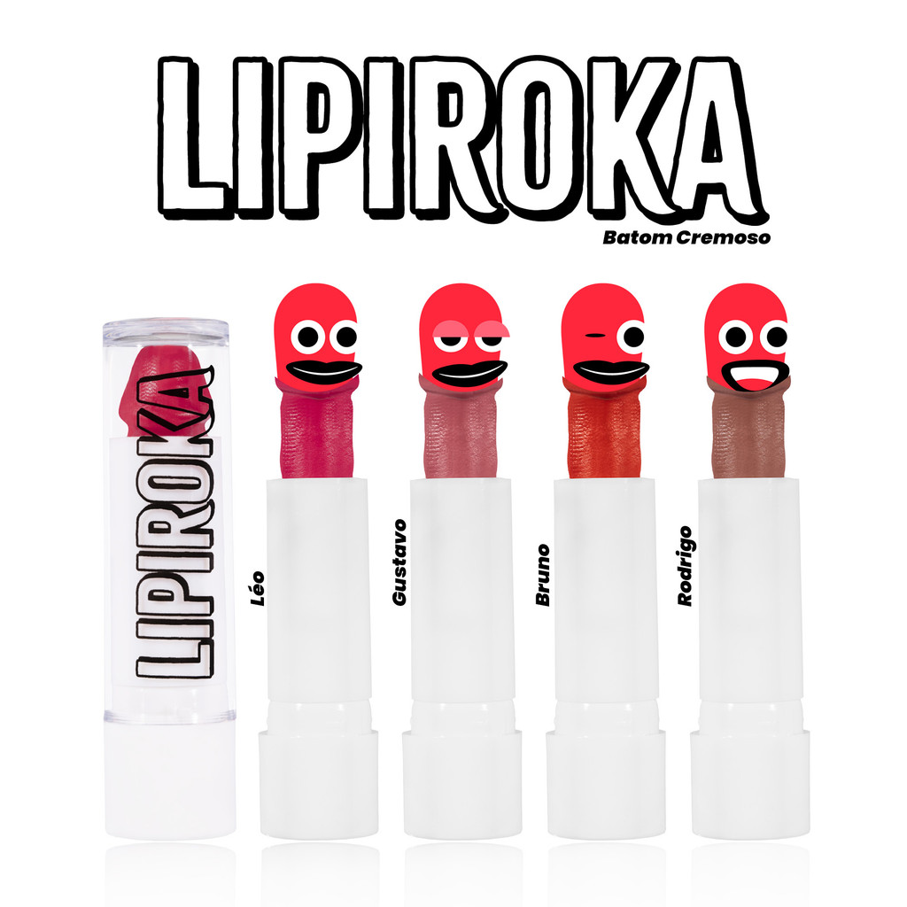 Lipiroka – Batom Hidratante Divertido