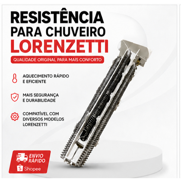Resistência Advanced TopJet Chuveiro Lorenzetti 1