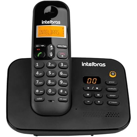 Telefone Sem Fio Digital Com Secretária Eletrôni