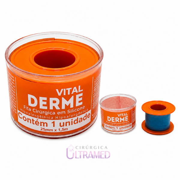 Fita Cirúrgica De Silicone Hipoalergênica 2,5cm 